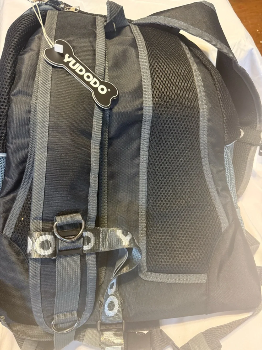 Men's Black Travel Backpack with Adjustable Chest & Waist Straps